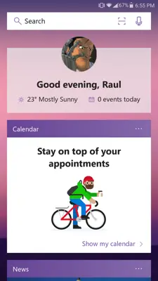 Microsoft Launcher android App screenshot 0