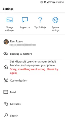 Microsoft Launcher android App screenshot 4